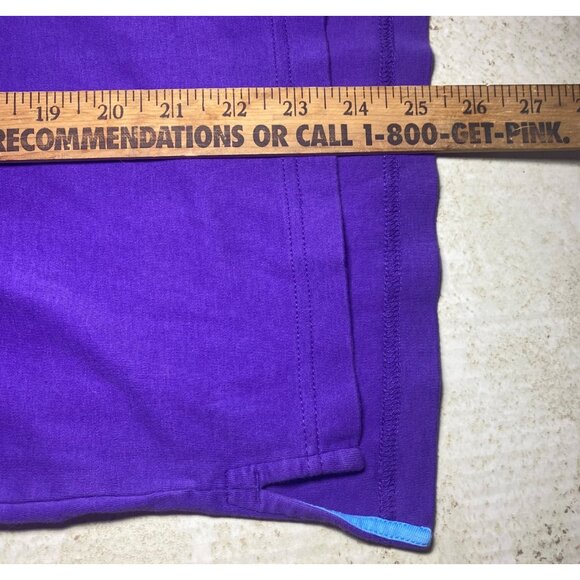 U.S. Polo Assn. Mens Purple Polo Shirt With Blue Embroidered Logo Golf Preppy - Picture 6 of 6